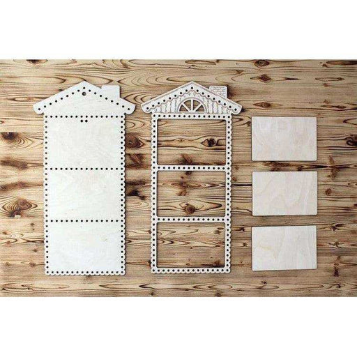 MP Studia Frame Openwork Triple "House" MP Studia Wooden Kits - HobbyJobby