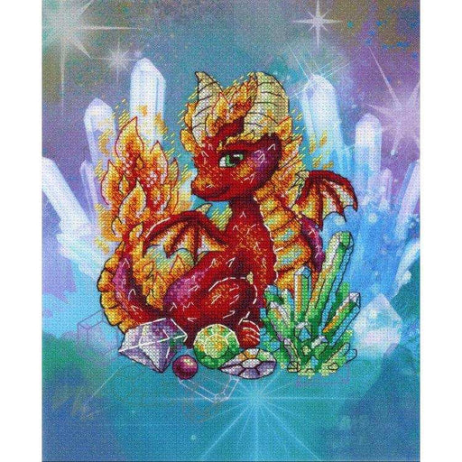 MP Studia Kits on Designer Canvas - Fire Guardian MP Studia Cross Stitch Kits - HobbyJobby