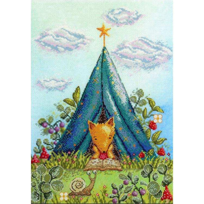 MP Studia Kits on Designer Canvas - Fox Summer MP Studia Cross Stitch Kits - HobbyJobby
