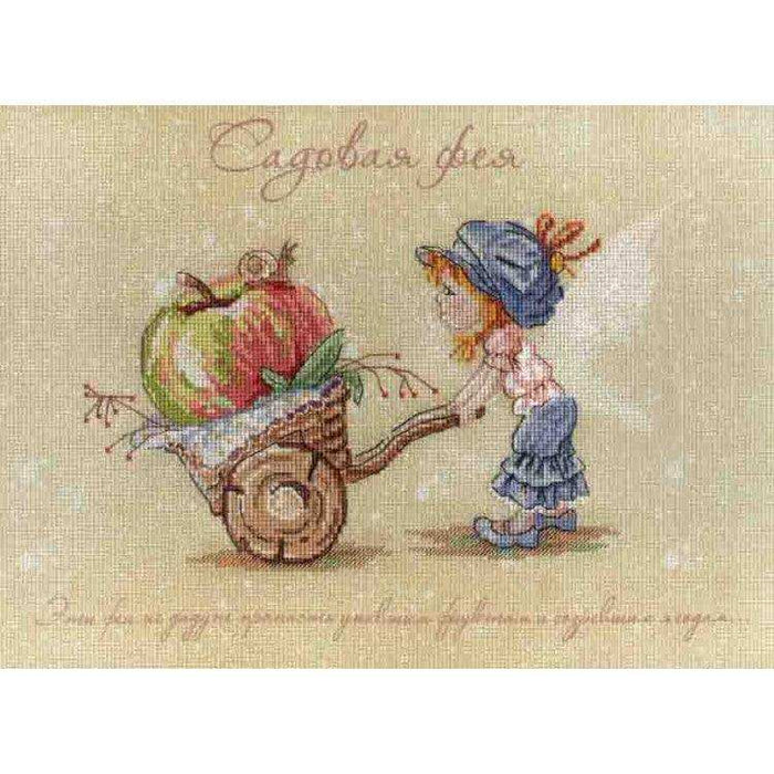 MP Studia Kits on Designer Canvas - Garden Fairy MP Studia Cross Stitch Kits - HobbyJobby