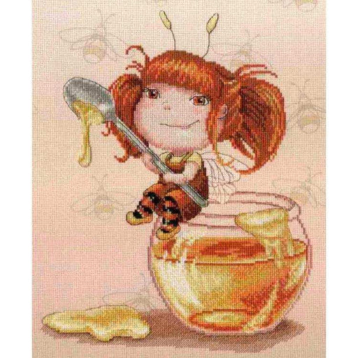 MP Studia Kits on Designer Canvas - Honey Fairy MP Studia Cross Stitch Kits - HobbyJobby