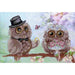 MP Studia Kits on Designer Canvas - Owl Wedding MP Studia Cross Stitch Kits - HobbyJobby