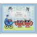 MP Studia Kits on Designer Canvas - Sale Birth Sampler Owlets MP Studia Cross Stitch Kits - HobbyJobby