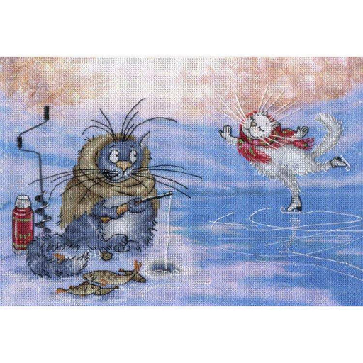 MP Studia Kits on Designer Canvas - Winter MP Studia Cross Stitch Kits - HobbyJobby