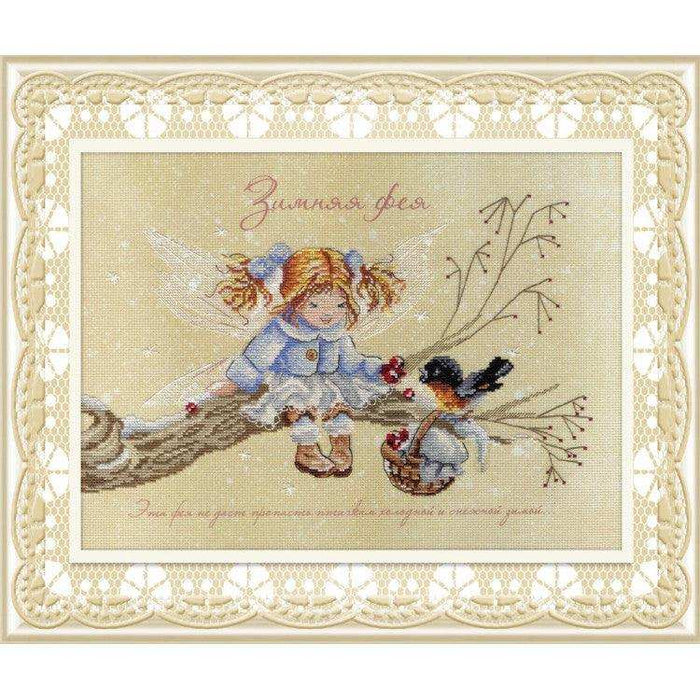 MP Studia Kits on Designer Canvas - Winter Fairy MP Studia Cross Stitch Kits - HobbyJobby