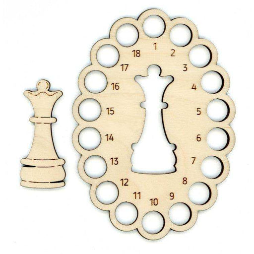 MP Studia Mouline Organiser Chess Queen + 1 Spool MP Studia Wooden Kits - HobbyJobby