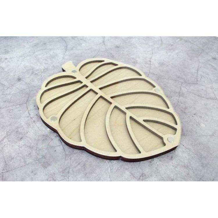 MP Studia Organiser For Beads "Leaf" (With Lid) MP Studia Wooden Kits - HobbyJobby