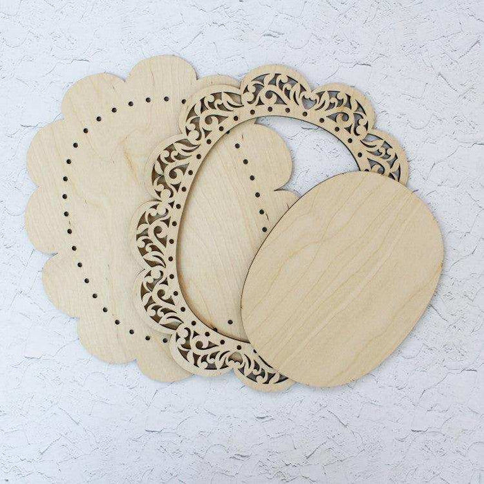 MP Studia Oval Lace Frame Small MP Studia Wooden Kits - HobbyJobby