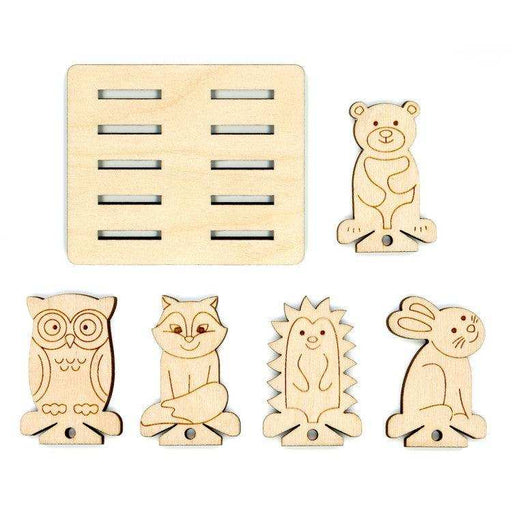 MP Studia Spool Set Animals (10 Pcs) + Holder MP Studia Wooden Kits - HobbyJobby