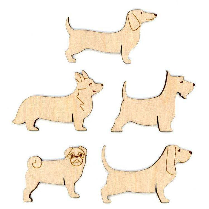 MP Studia Spool Set Dogs (10 Pcs) MP Studia Wooden Kits - HobbyJobby