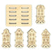 MP Studia Spool Set Houses (10 Pcs) + Holder MP Studia Wooden Kits - HobbyJobby