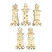 MP Studia Spool Set Lighthouses (10 Pcs) MP Studia Wooden Kits - HobbyJobby