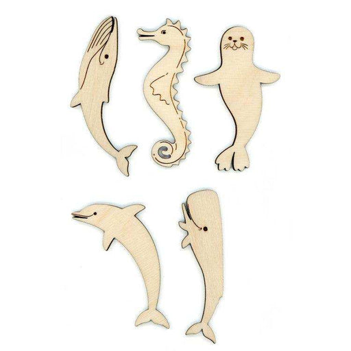 MP Studia Spool Set Sea Creatures (10 Pcs) MP Studia Wooden Kits - HobbyJobby