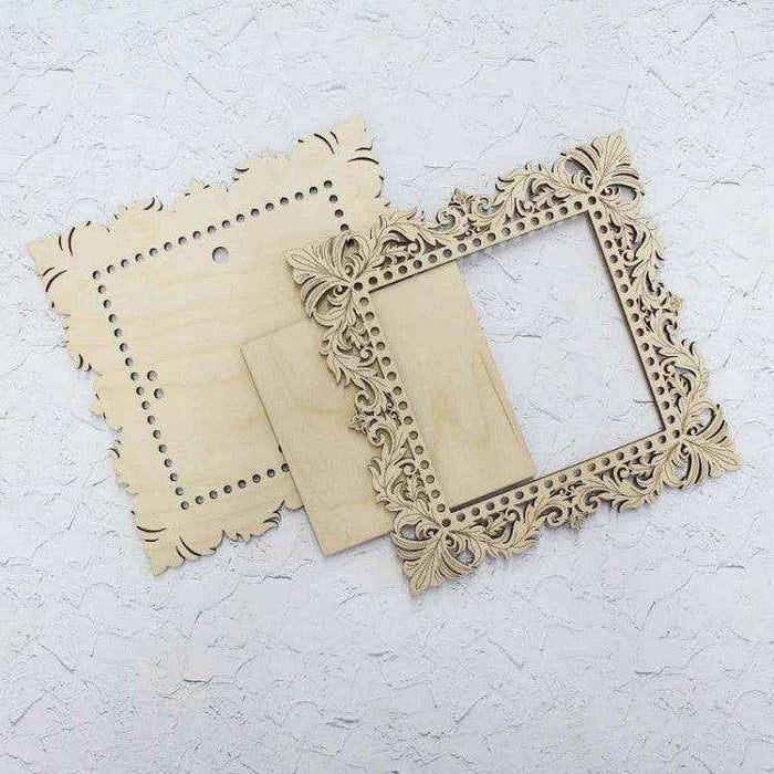 MP Studia Square Lace Frame Small MP Studia Wooden Kits - HobbyJobby