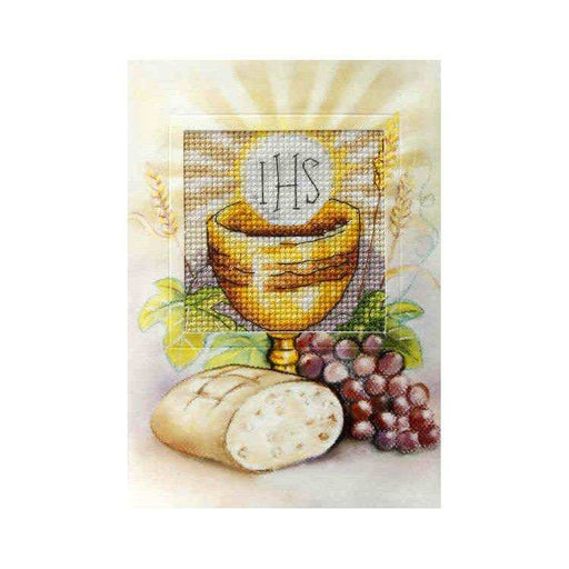 Orchidea Cross Stitch Handmade Card Holy Communion Orchidea Cross Stitch Kits - HobbyJobby