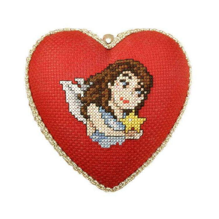 Orchidea Cross Stitch Kit Angel With A Star 10X10 CM Orchidea Cross Stitch Kits - HobbyJobby