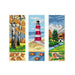 Orchidea Cross Stitch Kit Bookmarks "Lighthouse" Orchidea Cross Stitch Kits - HobbyJobby