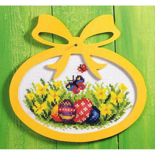 Orchidea Cross Stitch Kit Easter Eggs 18X17 CM Orchidea Cross Stitch Kits - HobbyJobby