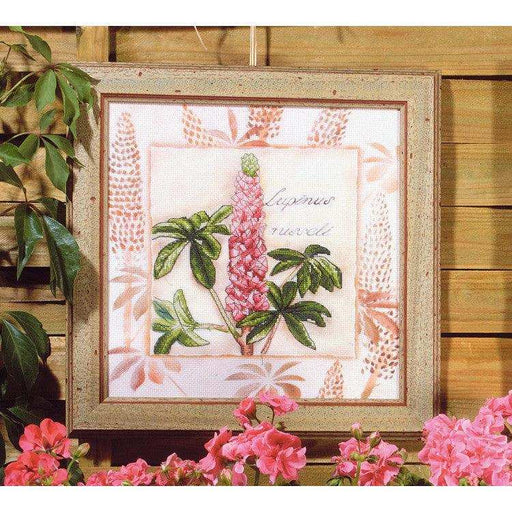Orchidea Cross Stitch Kit Lupin 27X27 CM Orchidea Cross Stitch Kits - HobbyJobby
