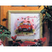 Orchidea Cross Stitch Kit Red Car Wedding r 27X24 CM Orchidea Cross Stitch Kits - HobbyJobby
