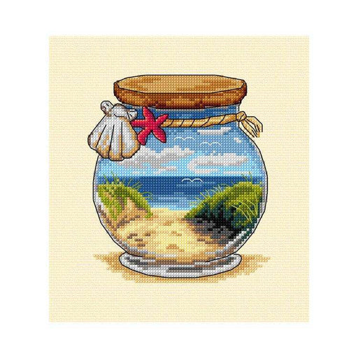 Orchidea Cross Stitch Kit "Vacation Memories Sea And Beach" Orchidea Cross Stitch Kits - HobbyJobby