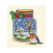 Orchidea Cross-Stitch Kit Winter Jar Orchidea Cross Stitch Kits - HobbyJobby