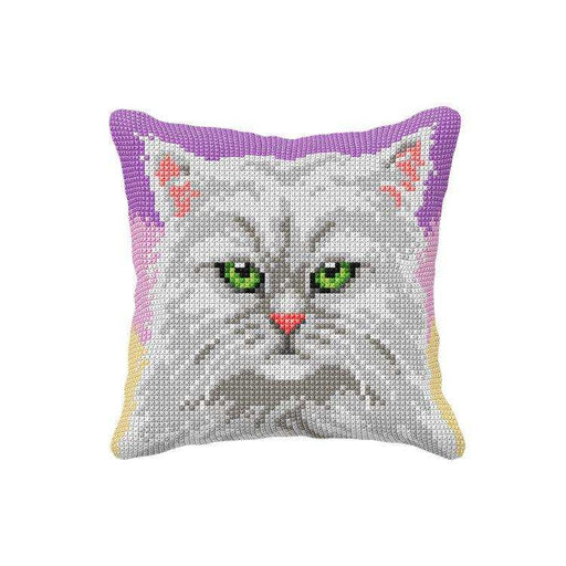 Orchidea Cushion Kit For Embroidery Persian Cat 40X40 CM Orchidea Cushion Kits - HobbyJobby