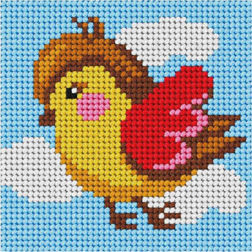 Orchidea Half Stitch Complete Needlepoint Bird Orchidea Cross Stitch Kits - HobbyJobby
