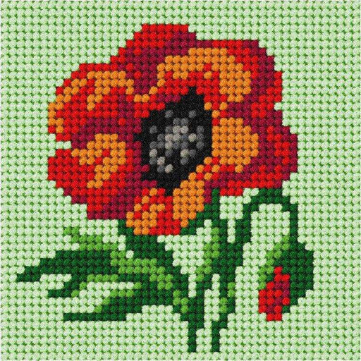 Orchidea Half Stitch Complete Needlepoint Poppy Orchidea Cross Stitch Kits - HobbyJobby