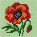Orchidea Half Stitch Complete Needlepoint Poppy Orchidea Cross Stitch Kits - HobbyJobby
