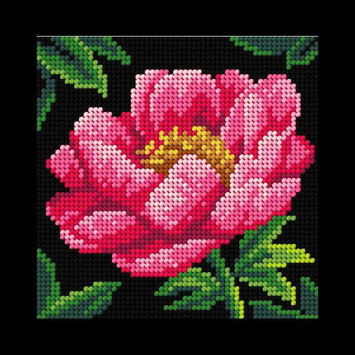 Orchidea Tapestry Canvas Flowers Bells 15X15 CM Orchidea Printed Canvas - HobbyJobby