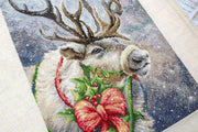 Petit Point Kit Luca-S - Christmas Deer, G598 - HobbyJobby