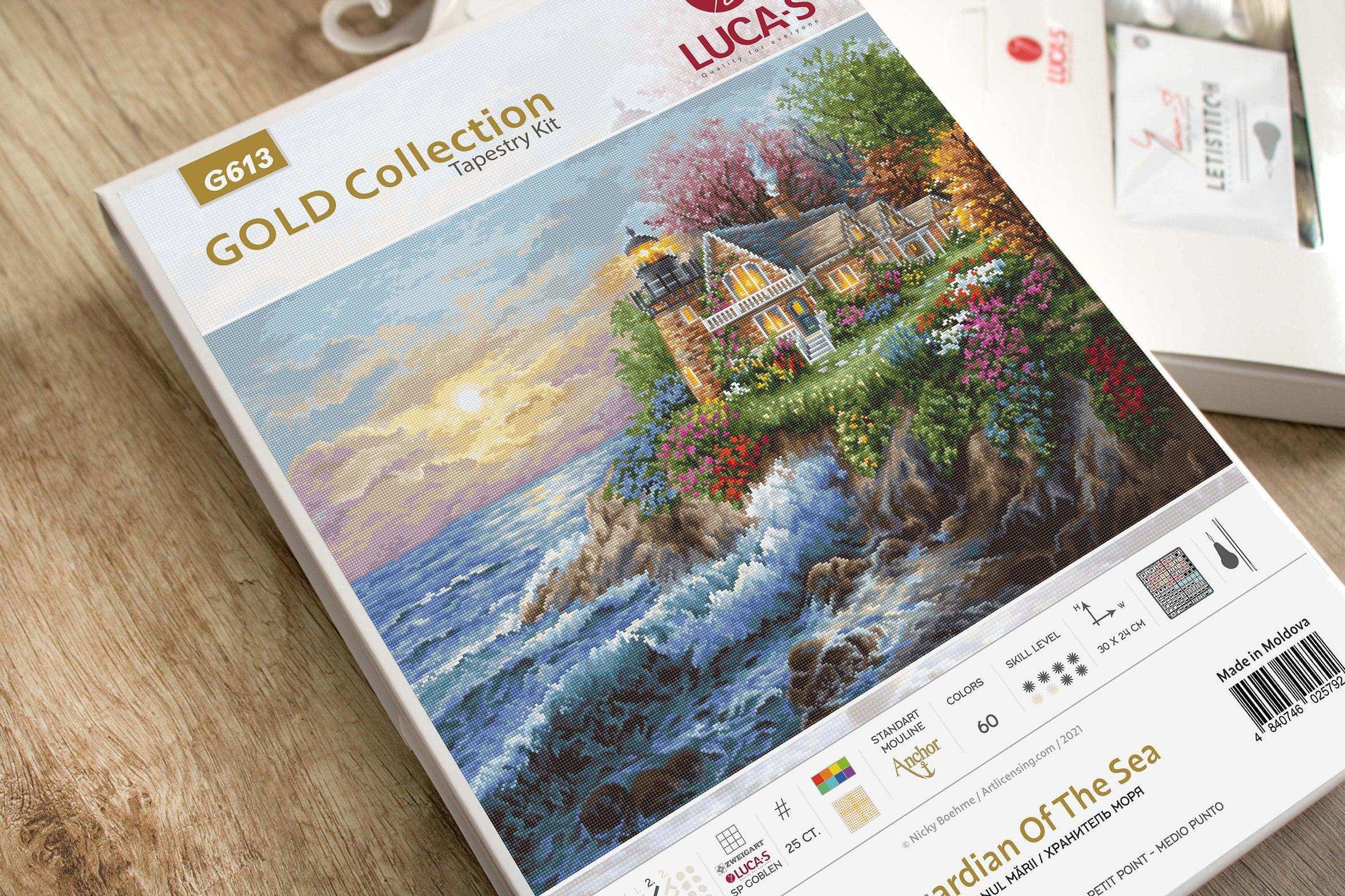 Kit Punto Croce Luca-S 'The Mexican Fest' - 19x25 Cm, 68 Colori, Su Tessuto Zweigart 25 Ct
