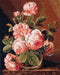 Petit Point Kit Luca-S - Vase of Roses, G488 Petit Point Kits - HobbyJobby