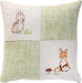 Pillow Cross Stitch Kit Luca-S - Fox and Rabbit, PB115 Cushion Kits - HobbyJobby