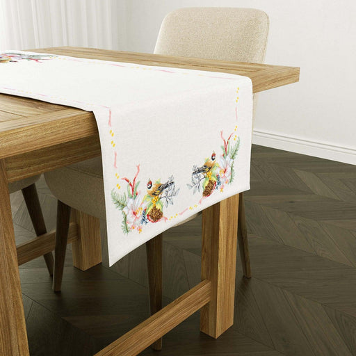 Table Topper - Cross Stitch Kit Table Cloth, FM026 Tablecloth Kits - HobbyJobby