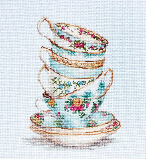 Themed Tea Cups - Turquoise - HobbyJobby