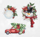 Toys Cross Stitch Kits - Christmas Toys, JK037 Cross Stitch Toys - HobbyJobby