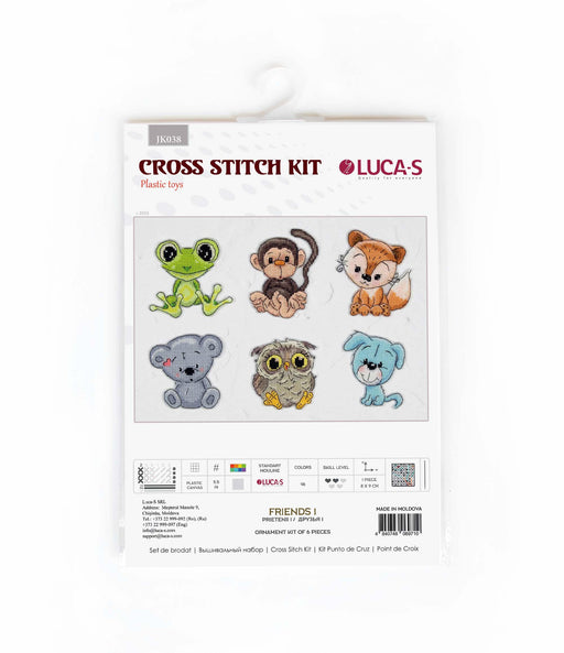 Toys Cross Stitch Kits - Friends 1, JK038 Cross Stitch Toys - HobbyJobby