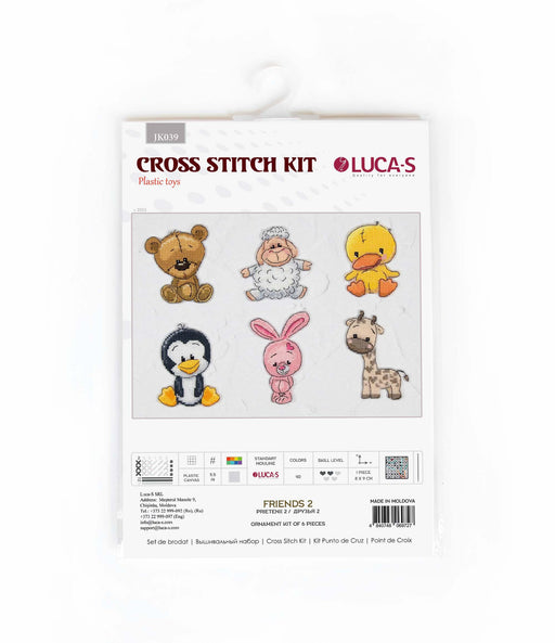 Toys Cross Stitch Kits - Friends 2, JK039 Cross Stitch Toys - HobbyJobby