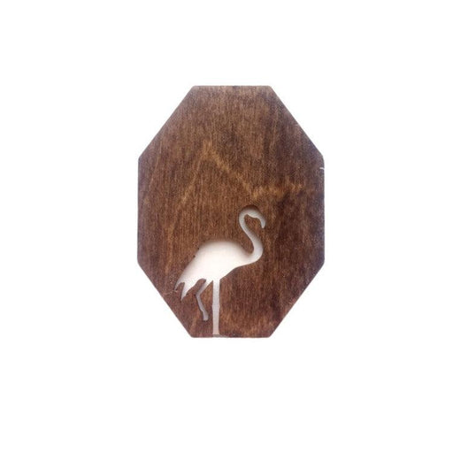 Wooden Needle Case. Flamingos. Needle Cases - HobbyJobby