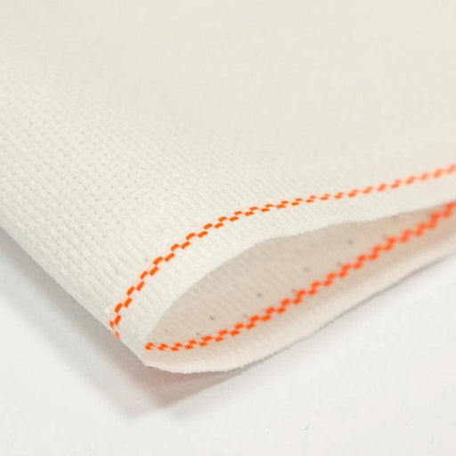 Zweigart Aida 14 Count Needlework Fabric Color 101 Natural White Fabric - HobbyJobby