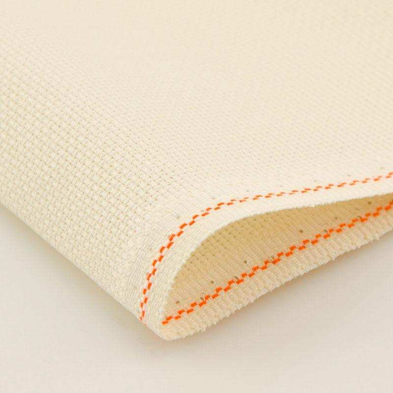Zweigart Aida 18 Count Needlework Fabric Color 264 Cream Fabric - HobbyJobby